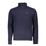 Eleganter Rollkragenpullover mit gestickten Logo