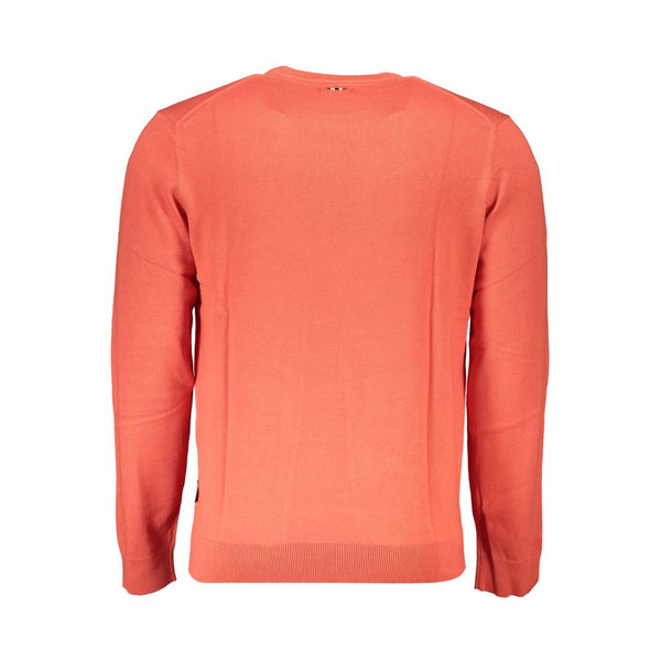 Chic Pink Crew Neck -Baumwollpullover