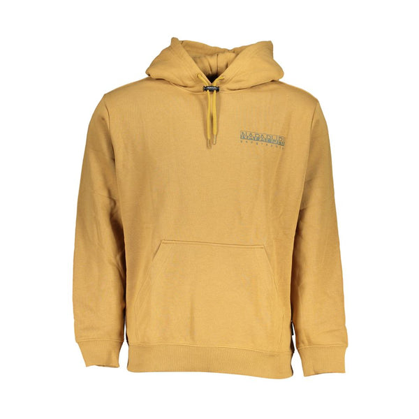 Lässige beige Kapuze -Sweatshirt Fleece Komfort