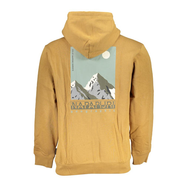 Lässige beige Kapuze -Sweatshirt Fleece Komfort