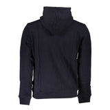 Gemütliches blaues Fleece -Kapuzen -Sweatshirt