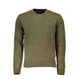 Eleganter Crew Neckgrüner Pullover