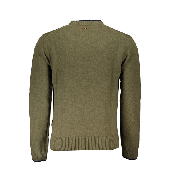 Eleganter Crew Neckgrüner Pullover