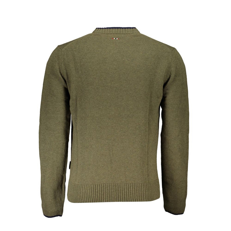 Eleganter Crew Neckgrüner Pullover