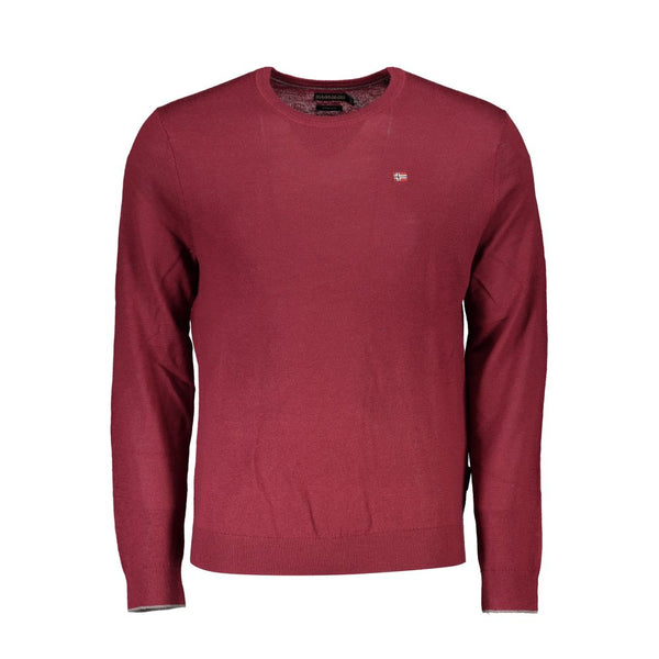 Eleganter Crew -Hals -Rosa -Pullover