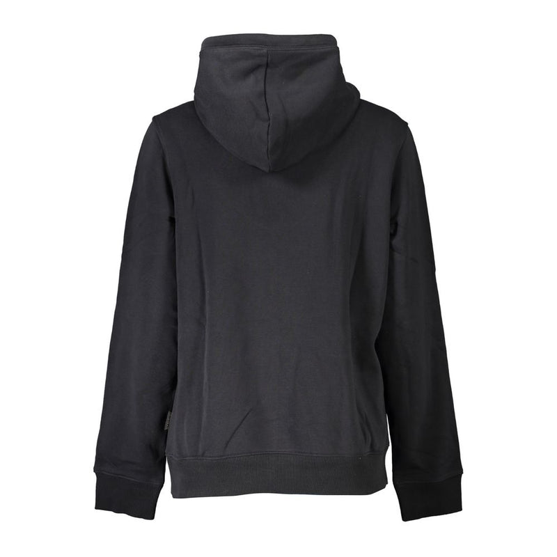 Chic Kapuzenfleece Sweatshirt mit zentraler Tasche