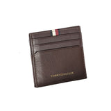 Elegant Leather Card Holder in Brown