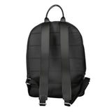 Chic Black Designer Backpack with Logo Detail