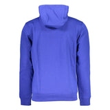 Classic Blue Hooded Sweatshirt with Logo