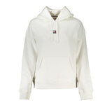 Elegant White Hooded Sweatshirt