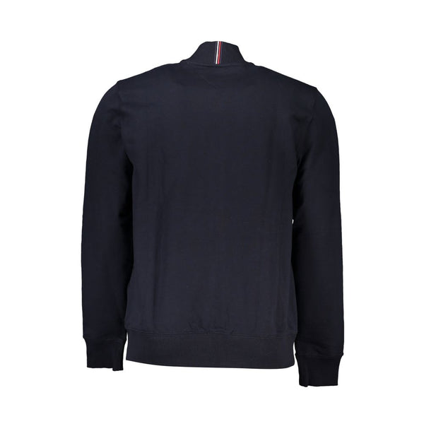 Blue Cotton Men Sweater