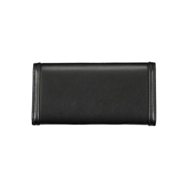 Elegant Black Dual-Compartment Wallet