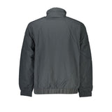 Sleek Gray Recycled Nylon Jacket