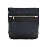 Sleek Blue Shoulder Bag with Contrasting Details