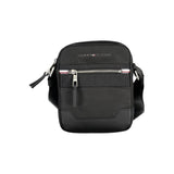 Elegant Black Contrasting Details Shoulder Bag