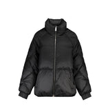 Chic Satin Water-Repellent Goose Down Jacket