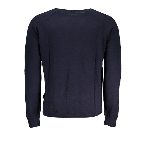 Eleganter Crew -Nackenpullover mit Kontrastdetails