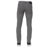 Pantalon de mélange en coton gris élégant