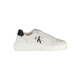 Eco-Chic White Sneakers with Contrast Details