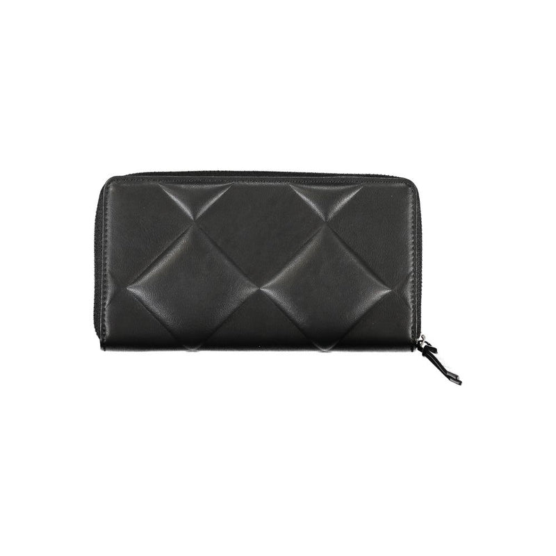 Sleek Black RFID Blocking Wallet - Chic Accessory