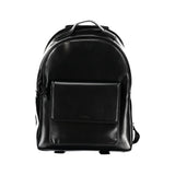 Elegant Black Urban Backpack with Laptop Compartment