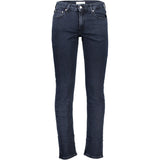 Elevated Blue Jeans with Signature Contrast Detail