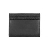 Elegant Leather Card Holder in Timeless Black