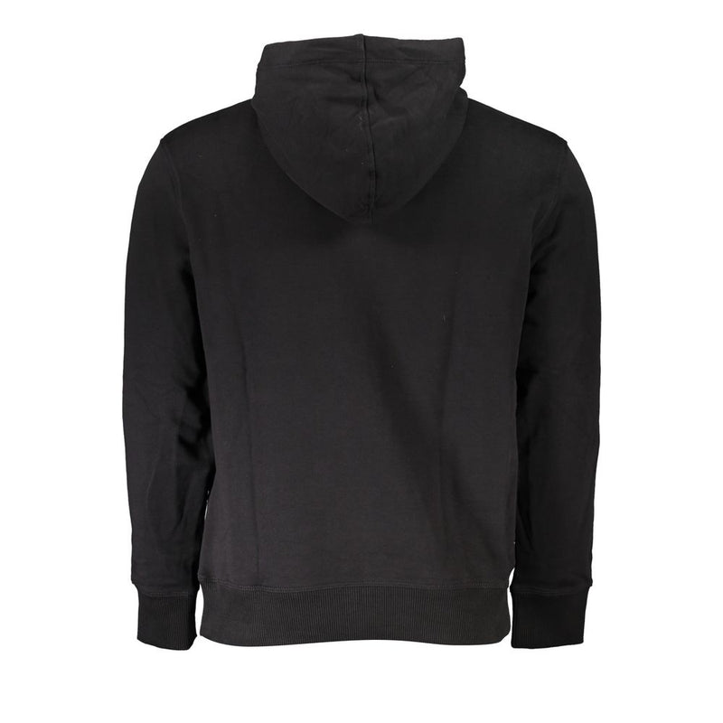 Sleek Cotton Hooded Sweatshirt with Logo