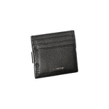 Sleek Leather Card Holder with Money Clip