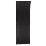 Elegant Black Cotton Cashmere Scarf