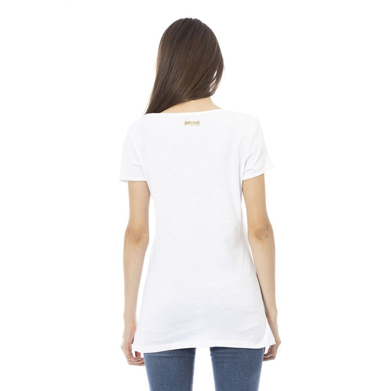 Elegante tee designer a maniche corte