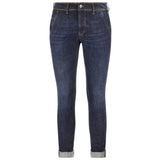 Elegante jeans blu scuro in forma magra