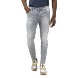 Elegant Grey Stretch Icon Jeans