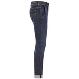 Elegante jeans blu scuro in forma magra