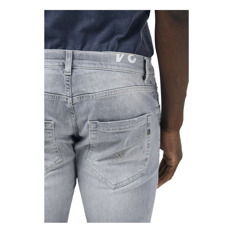 Elegante graue Stretchikonjeans