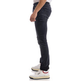 Jeans tratto nero elevato per uno stile sofisticato