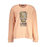 Eleganter rosa Fleece Crew Neck -Pullover