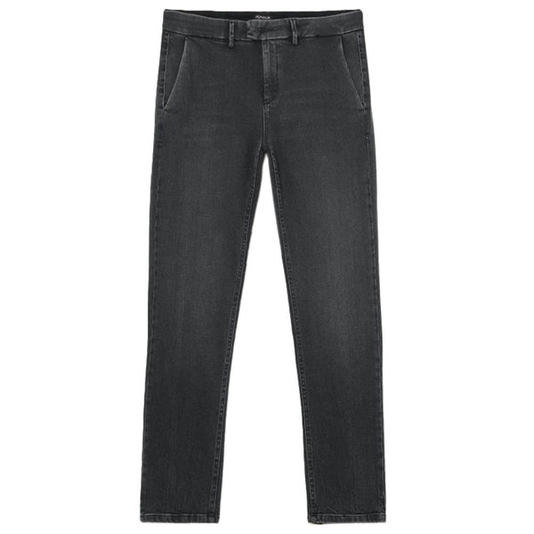 Eleganti jeans in denim tratto nero