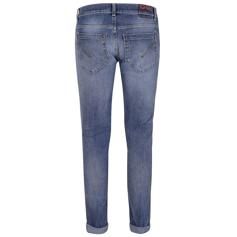 Jeans tratto blu angosciato chic