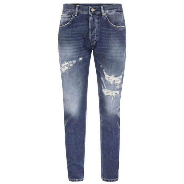 Delessee Blue Cotton Mius Jeans