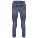 Delessee Blue Cotton Mius Jeans