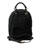 Eleganter verziertes schwarzer Rucksack