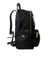 Eleganter verziertes schwarzer Rucksack