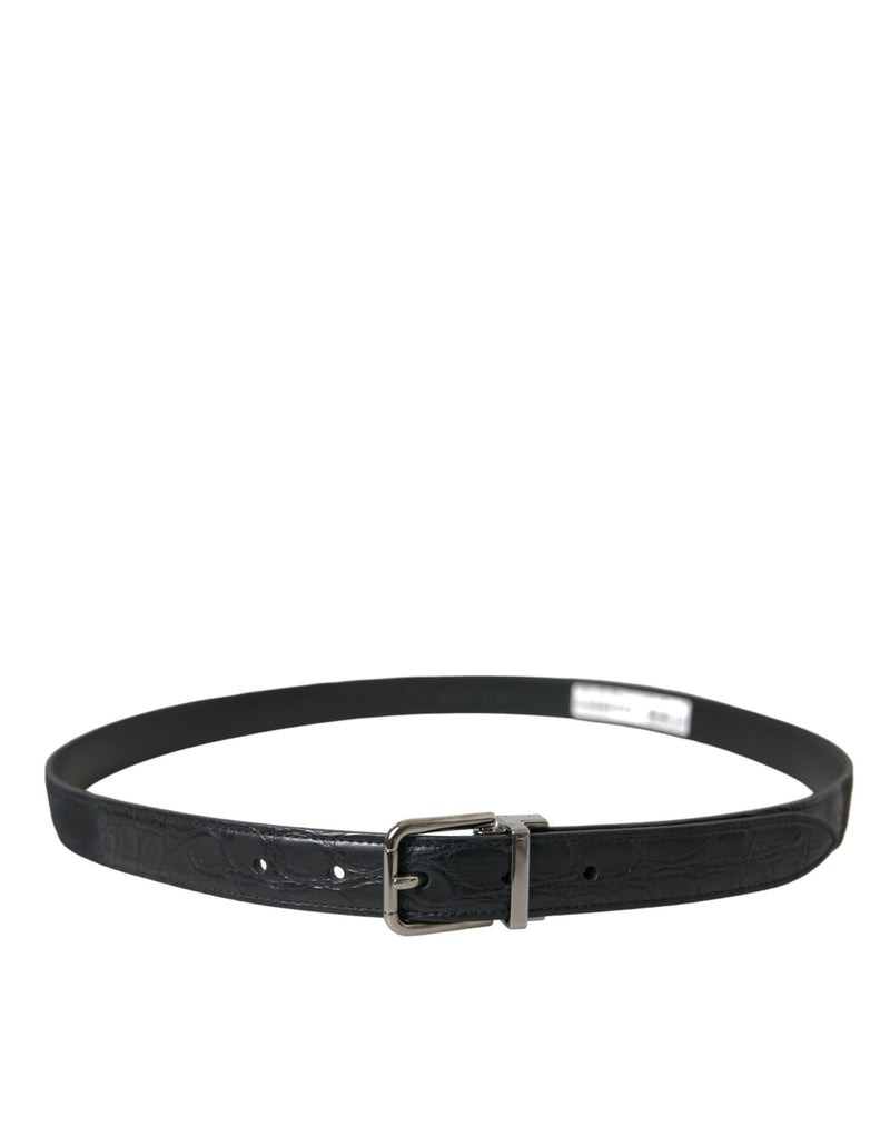 Ceinture en cuir élégante avec boucle en métal