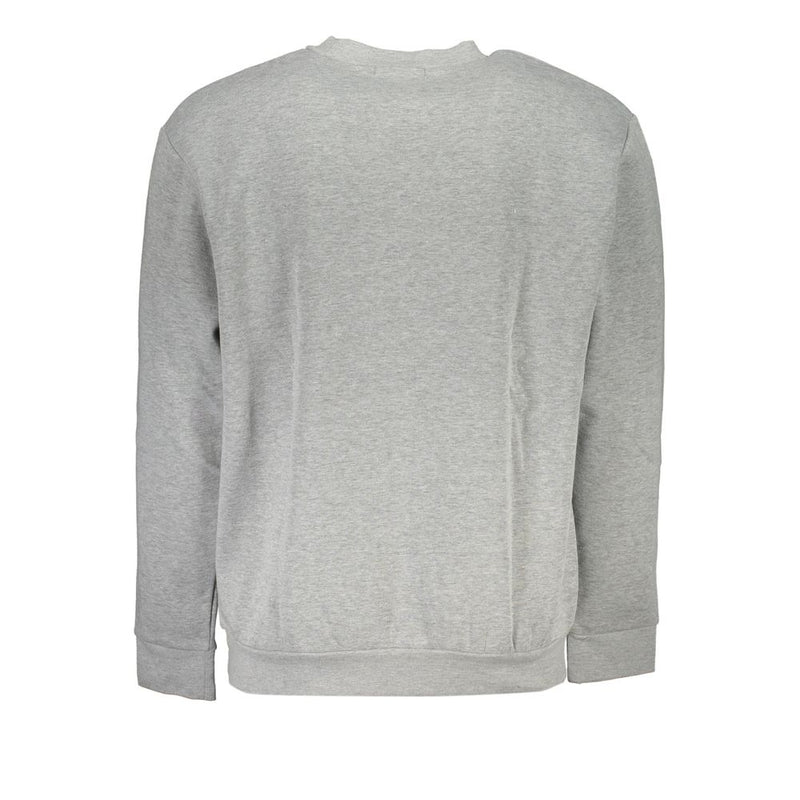 Sweat de créateur de cou d'élite gris élégant