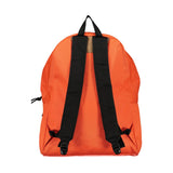 Öko-Chic Orange Rucksack mit Logo-Design