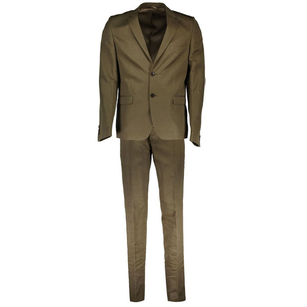 Elegant Green Classic Suit for Men