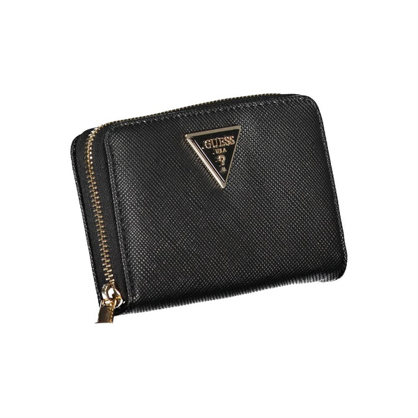 Portafoglio chic black multi-compartment