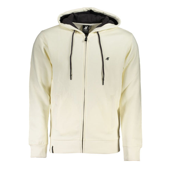 Sudadera con capucha blanca de élite