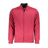 Chic gelta zip a maniche lunghe rosa